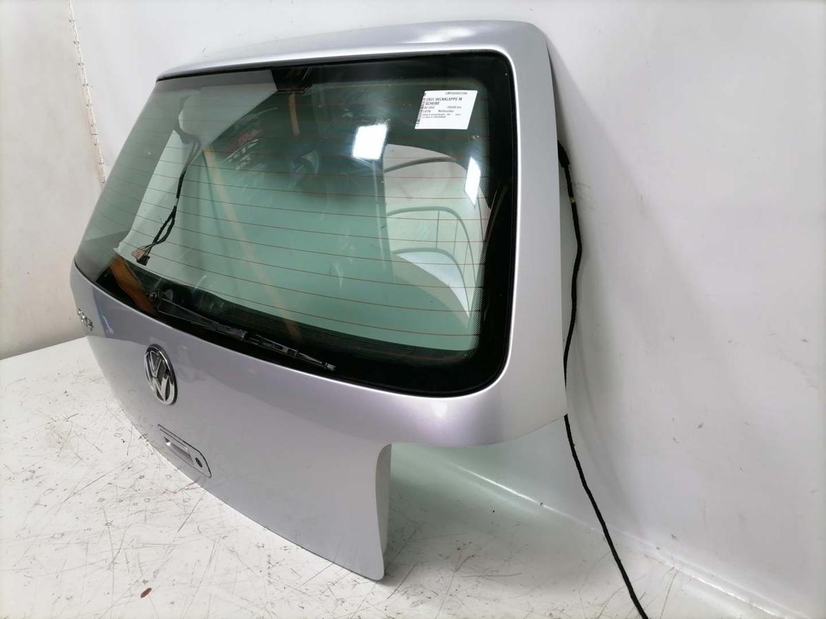 VW Golf 4 original Heckklappe mit Heckscheibe LA7W Reflexsilber Fließheck Bj.2003